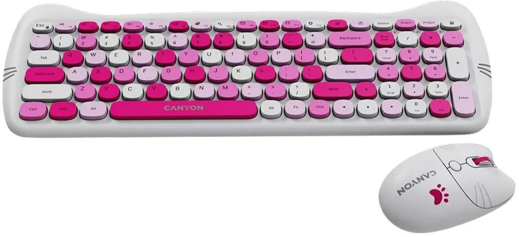 Комплект CANYON HSET-W6 Kitty Edition Pink (CNS-HSETW6PK) · 3