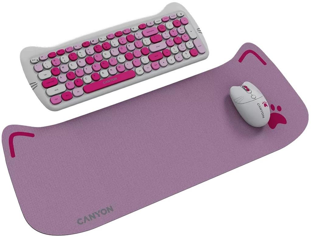 Комплект CANYON HSET-W6 Kitty Edition Pink (CNS-HSETW6PK) · 2