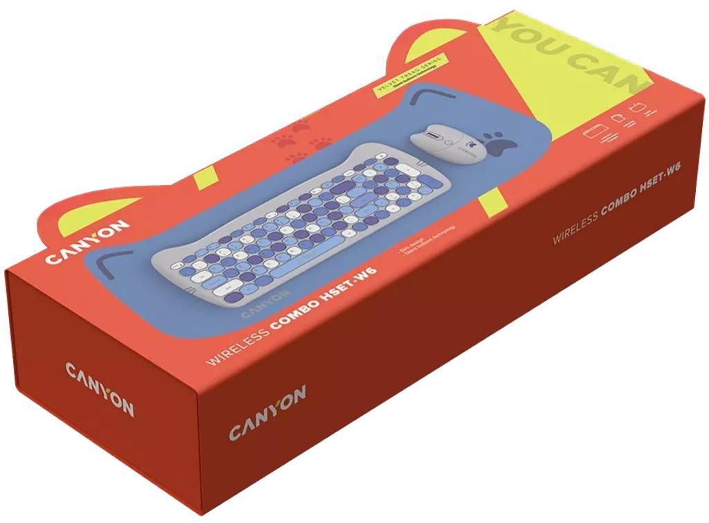 Комплект CANYON HSET-W6 Kitty Edition Blue (CNS-HSETW6BL) · 6