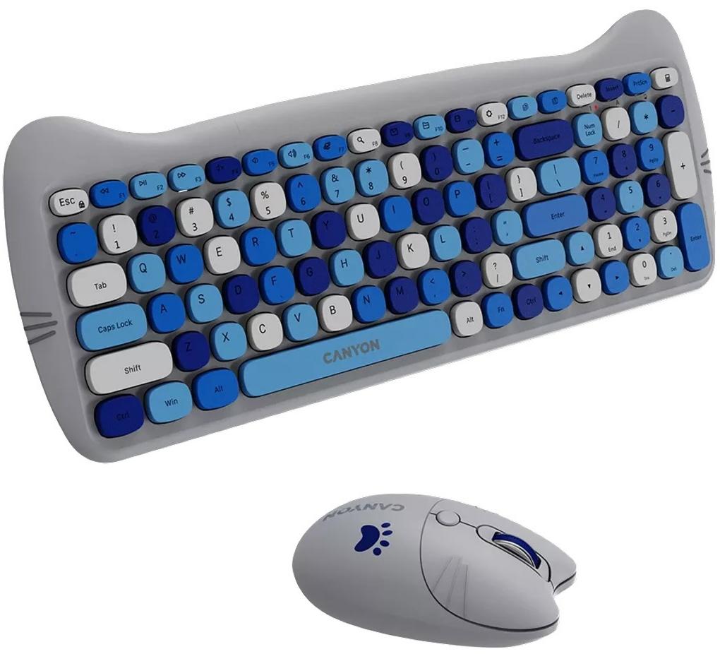 Комплект CANYON HSET-W6 Kitty Edition Blue (CNS-HSETW6BL) · 5