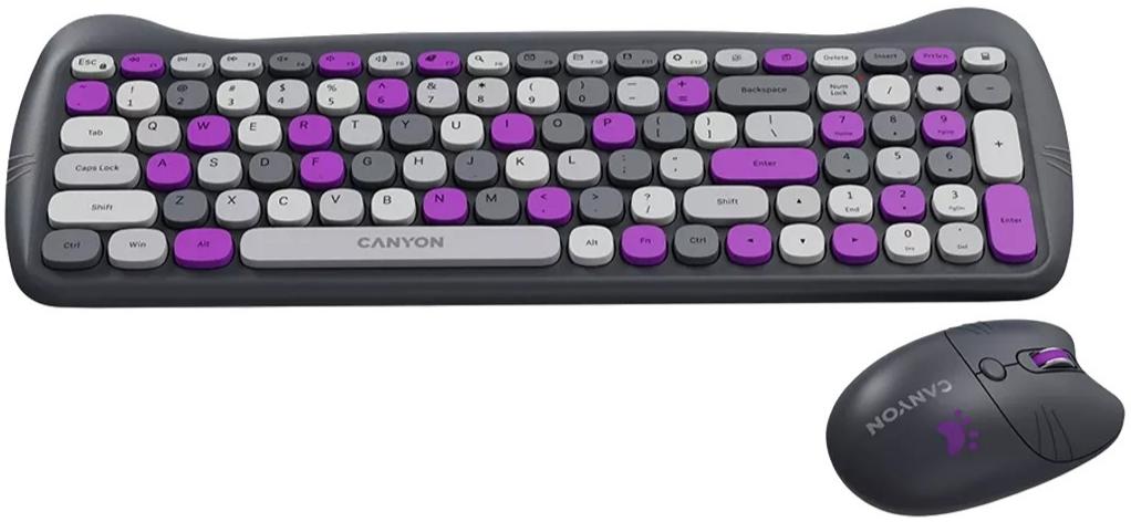 Комплект CANYON HSET-W6 Kitty Edition Violet (CNS-HSETW6VT) · 3