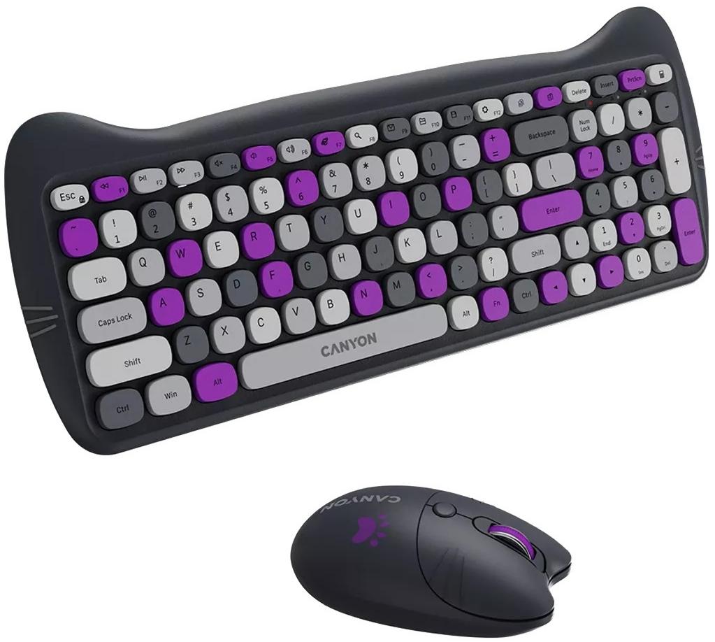 Комплект CANYON HSET-W6 Kitty Edition Violet (CNS-HSETW6VT) · 5