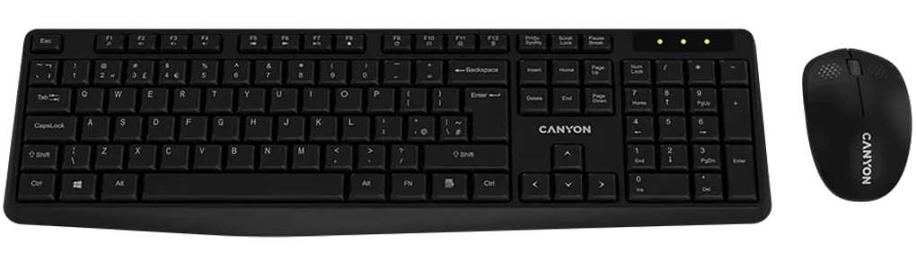 Комплект CANYON SET-W01 Black (CNE-HSETW01) в Києві