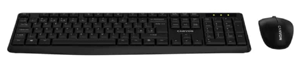 Комплект CANYON SET-W01 Black (CNE-HSETW01) · 2