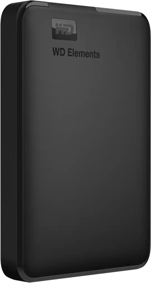Зовнішній жорсткий диск 2.5" WD Elements Portable 1TB USB Black (WDBUZG0010BBK-WESN) · 2