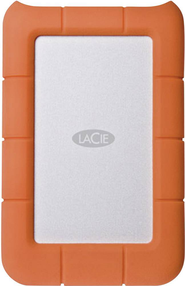 Зовнішній жорсткий диск 2.5" LACIE Rugged Mini 1TB USB White/Orange (LAC301558) в Києві