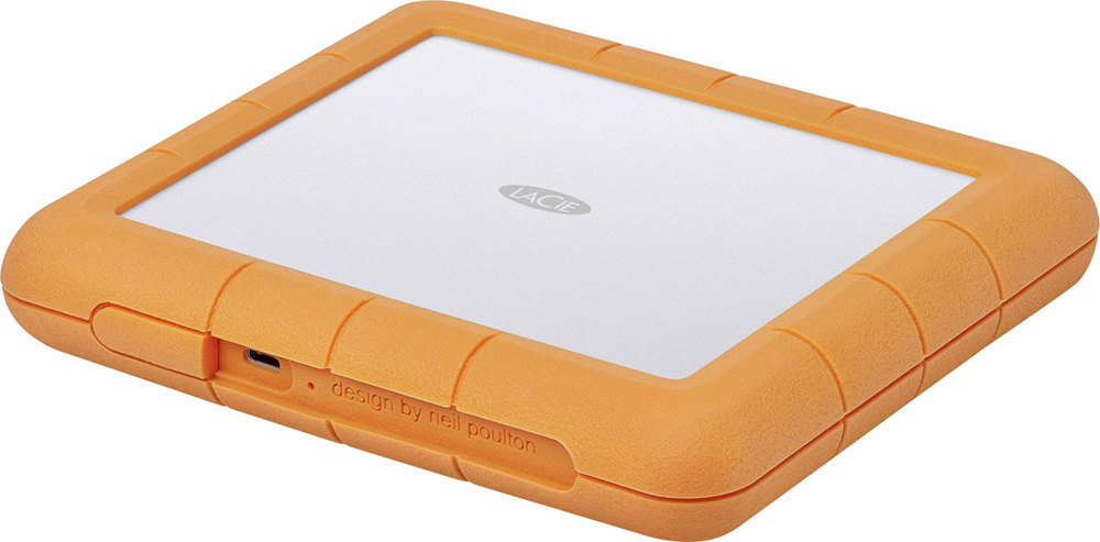 Зовнішній жорсткий диск 2.5" LACIE Rugged RAID Shuttle 8TB USB-C White/Orange (STHT8000800) · 4