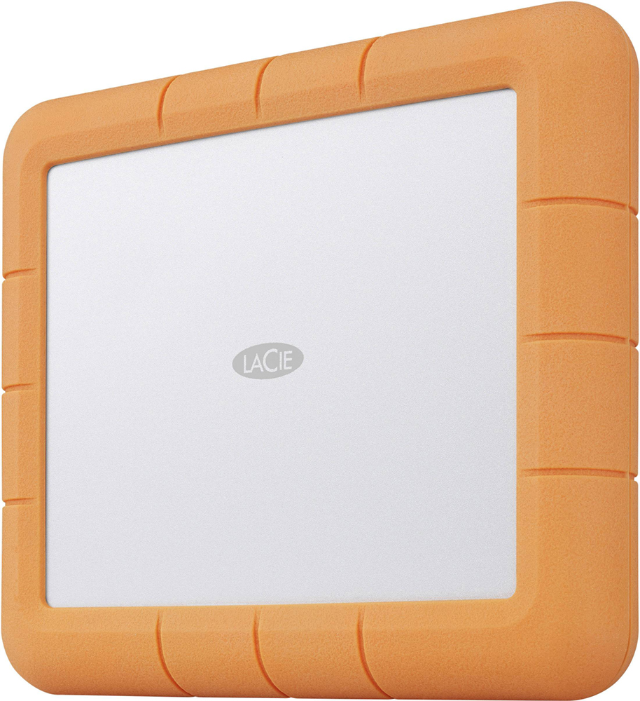 Зовнішній жорсткий диск 2.5" LACIE Rugged RAID Shuttle 8TB USB-C White/Orange (STHT8000800) · 2