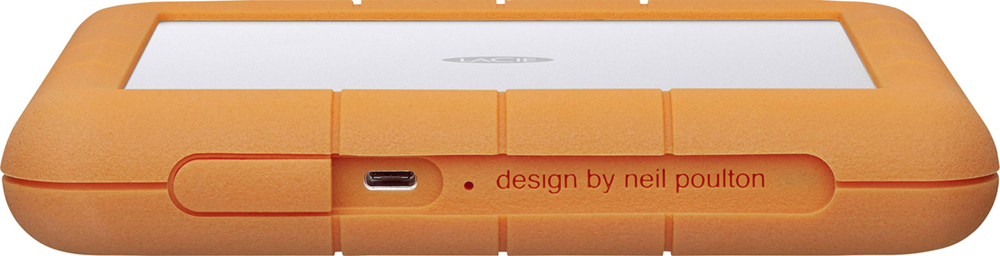 Зовнішній жорсткий диск 2.5" LACIE Rugged RAID Shuttle 8TB USB-C White/Orange (STHT8000800) · 5