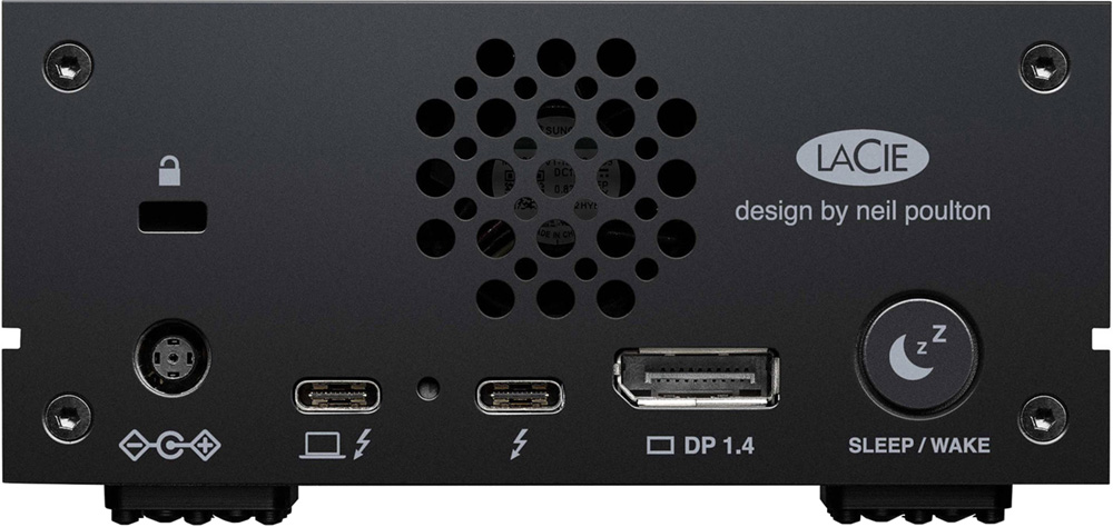Зовнішній жорсткий диск 3.5" LACIE 1big Dock 16TB Thunderbolt/USB/USB-C Black (STHS16000800) · 5
