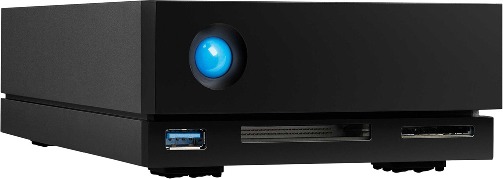 Зовнішній жорсткий диск 3.5" LACIE 1big Dock 16TB Thunderbolt/USB/USB-C Black (STHS16000800) · 2