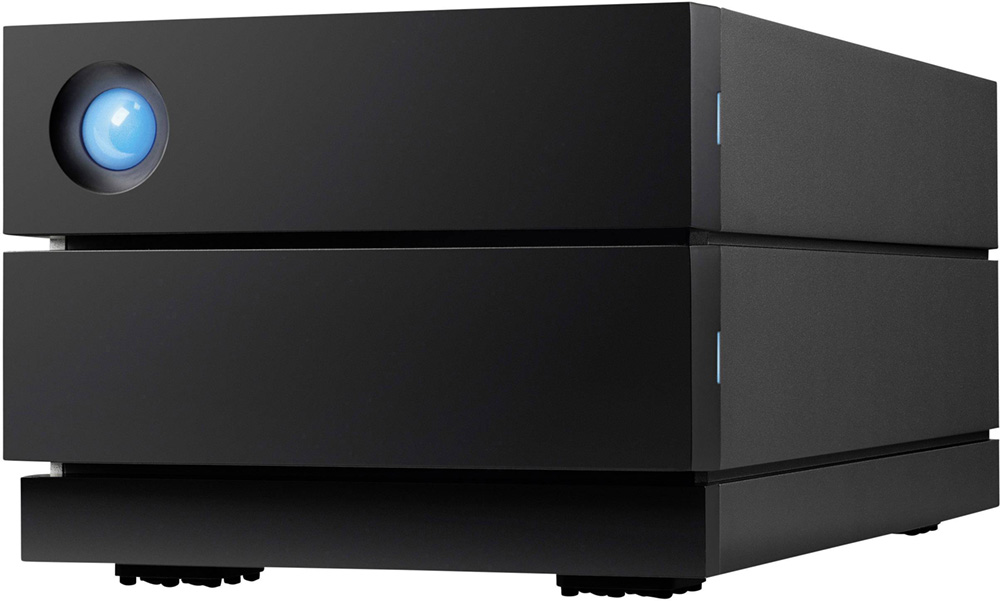 Зовнішній жорсткий диск 3.5" LACIE 2big RAID 8TB USB-C Black (STHJ8000800) · 3