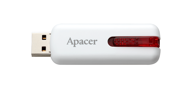 USB-накопичувач Apacer 8Gb USB 2.0 (AP8GAH326W-1) White в Києві