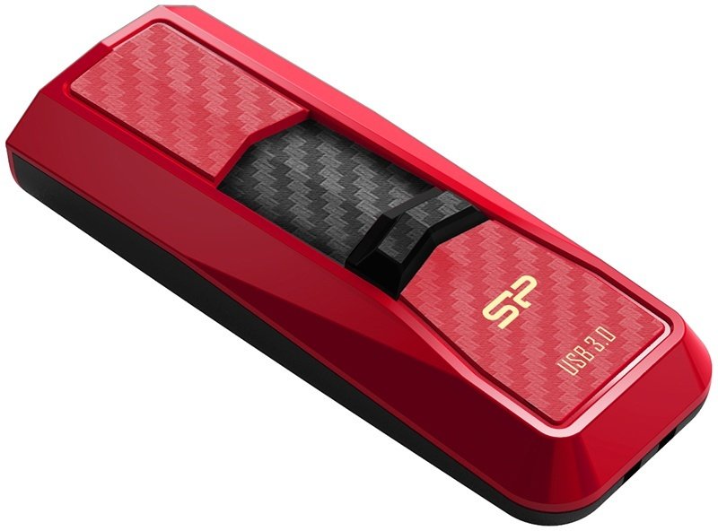 USB-накопичувач 8GB SILICON POWER Blaze B50 USB 3.0 Red (SP008GBUF3B50V1R) в Києві