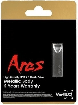 Накопичувач Verico USB 16Gb Ares Black в Києві