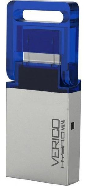 

Накопитель Verico USB 16Gb Hybrid Mini Blue