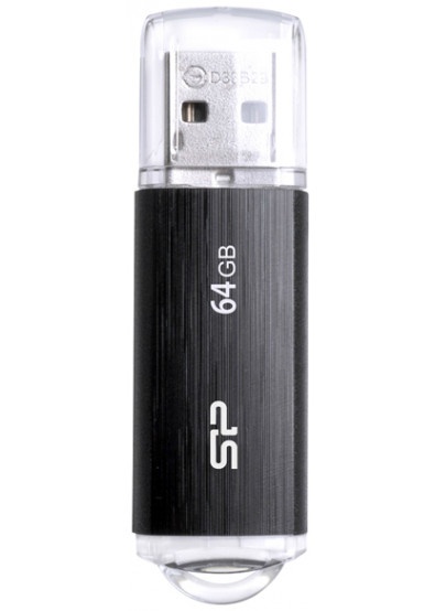 

Накопитель USB 2.0 64GB Silicon Power U02 Black (SP064GBUF2U02V1K)