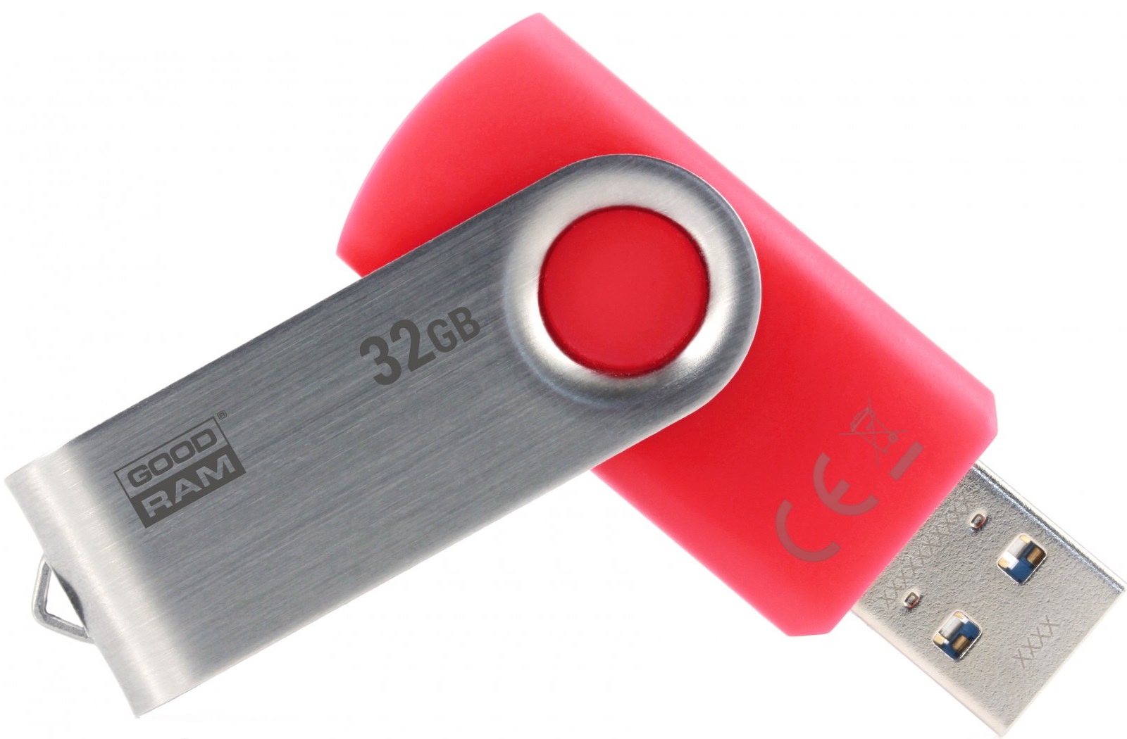 

Накопитель USB 3.0 32GB Goodram UTS3 Twister Red (UTS3-0320R0R11)