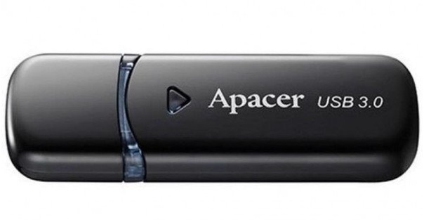 USB-накопичувач 64GB APACER AH355 USB 3.0 Mysterious Black (AP64GAH355B-1) в Києві