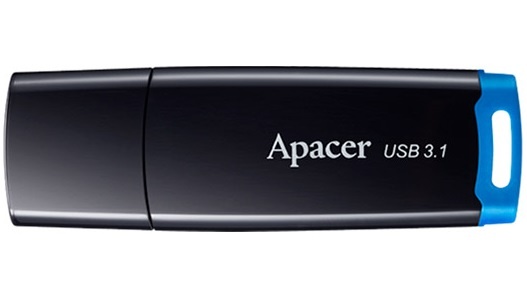 

Накопитель USB APACER AH359 16GB Gentleman Black/Deep Sea Blue (AP16GAH359U-1)