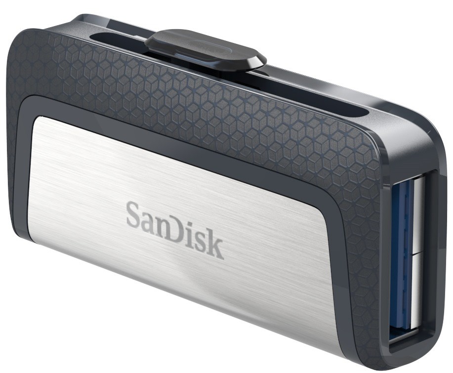 Накопичувач USB 256GB SANDISK Ultra Dual Drive USB-C+USB3.2 (SDDDC2-256G-G46) · 2