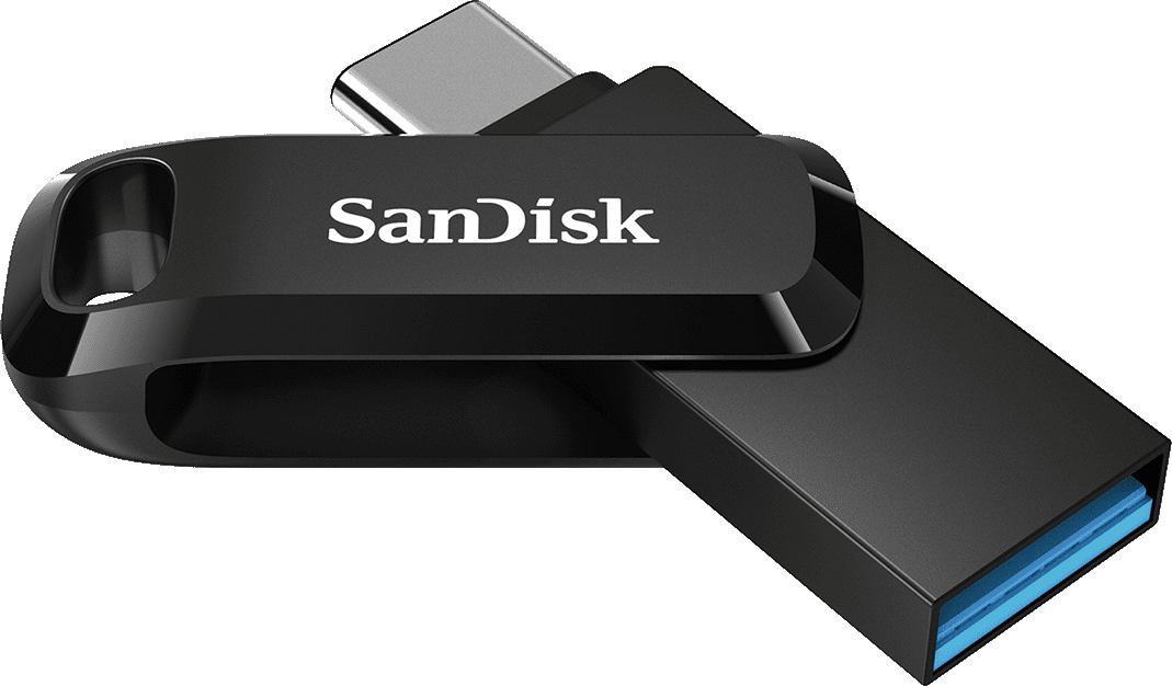 USB-накопичувач 64GB SANDISK Ultra Dual Drive Go USB-C/USB 3.2 Black (SDDDC3-064G-G46) · 2
