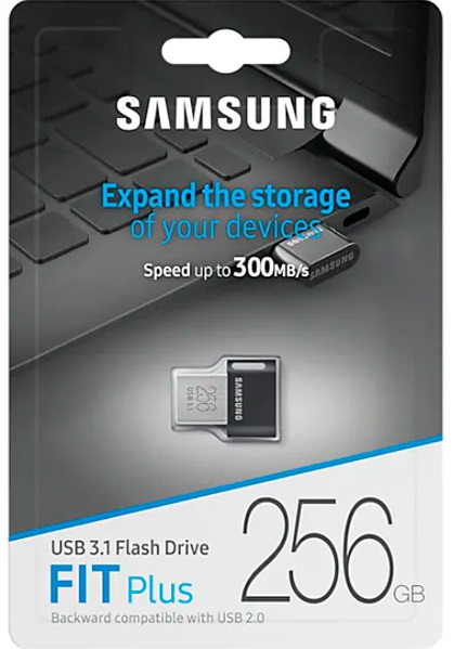 USB-накопичувач 256GB SAMSUNG Fit Plus USB 3.1 (MUF-256AB/APC) · 3