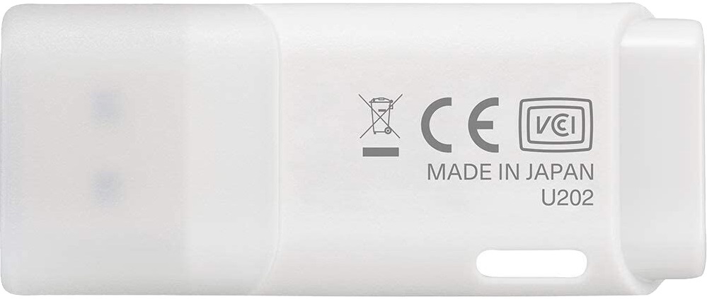 USB-накопичувач 64GB KIOXIA Hayabusa U202 USB 2.0 White (LU202W064GG4) · 2