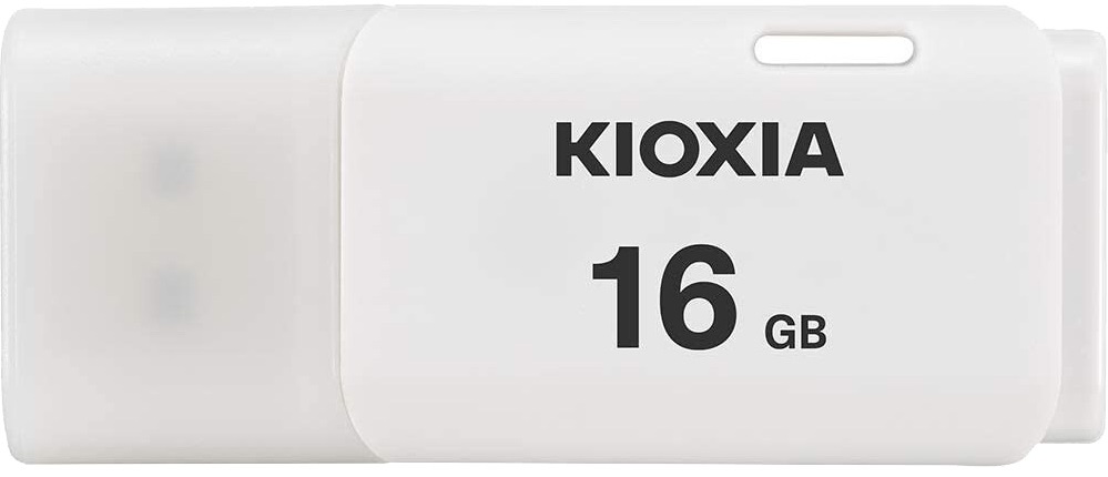 USB-накопичувач 16GB KIOXIA Hayabusa U202 USB 2.0 White (LU202W016GG4) в Києві