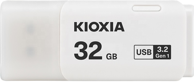 USB-накопичувач 32GB KIOXIA Hayabusa U301 USB 3.2 White (LU301W032GG4) в Києві