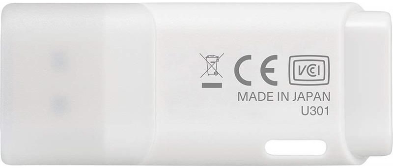 USB-накопичувач 32GB KIOXIA Hayabusa U301 USB 3.2 White (LU301W032GG4) · 2