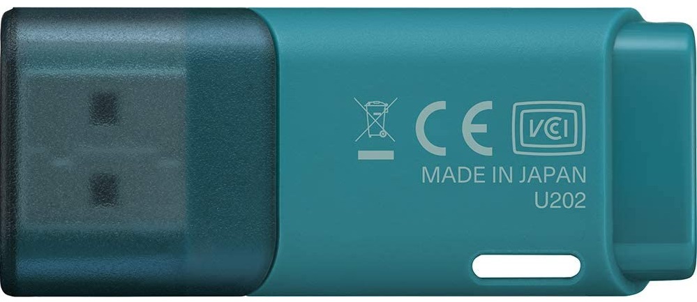 USB-накопичувач 32GB KIOXIA Hayabusa U202 USB 2.0 Light Blue (LU202L032GG4) · 2