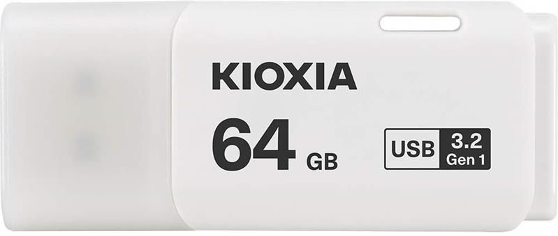 USB-накопичувач 64GB KIOXIA Hayabusa U301 USB 3.2 White (LU301W064GG4) в Києві