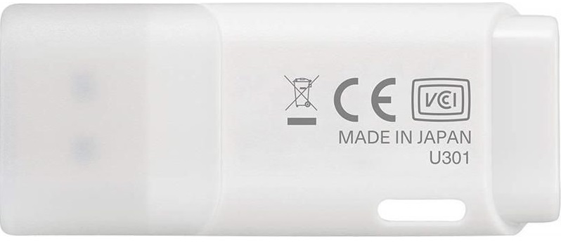 USB-накопичувач 64GB KIOXIA Hayabusa U301 USB 3.2 White (LU301W064GG4) · 2