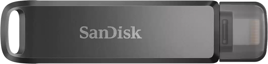 USB-накопичувач 128GB SANDISK iXpand Flash Drive Luxe USB-C/Lightning Grey (SDIX70N-128G-GN6NE) в Києві