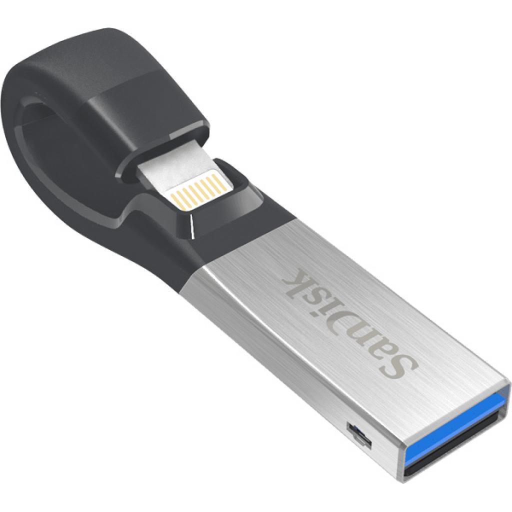 Накопитель USB 3.0/Lightning 256GB SANDISK iXpand (SDIX30N-256G-GN6NE) в Киеве