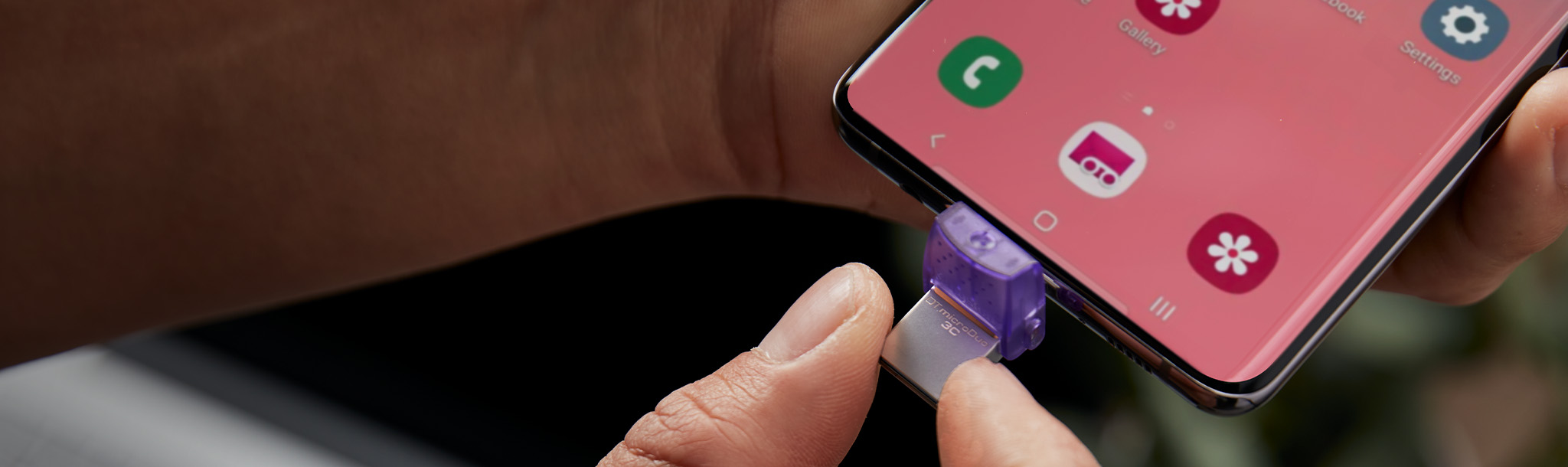 USB-накопичувач 64GB KINGSTON DataTraveler MicroDuo 3C USB/USB-C (DTDUO3CG3/64GB) · 4