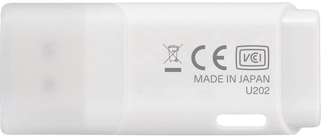 USB-накопичувач 128GB KIOXIA TransMemory U202 USB 2.0 White (LU202W128GG4) · 2