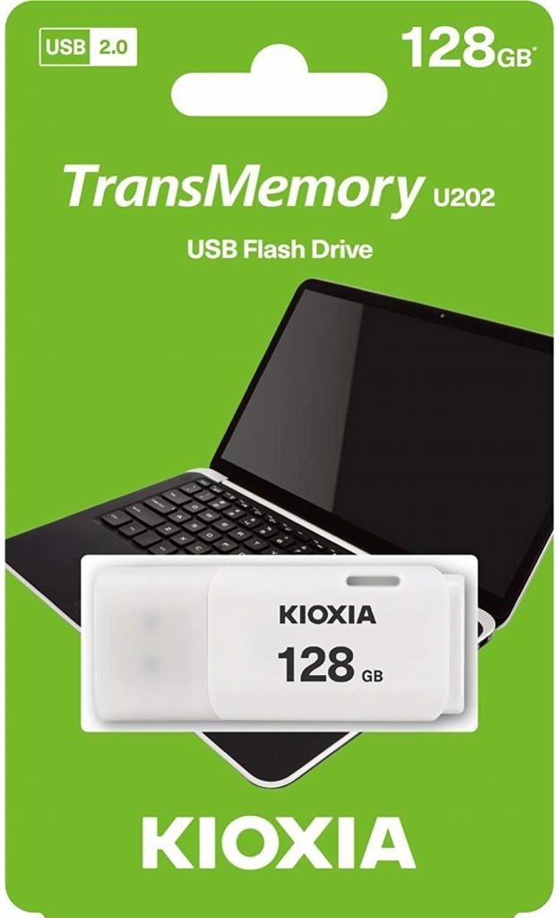 USB-накопичувач 128GB KIOXIA TransMemory U202 USB 2.0 White (LU202W128GG4) · 3