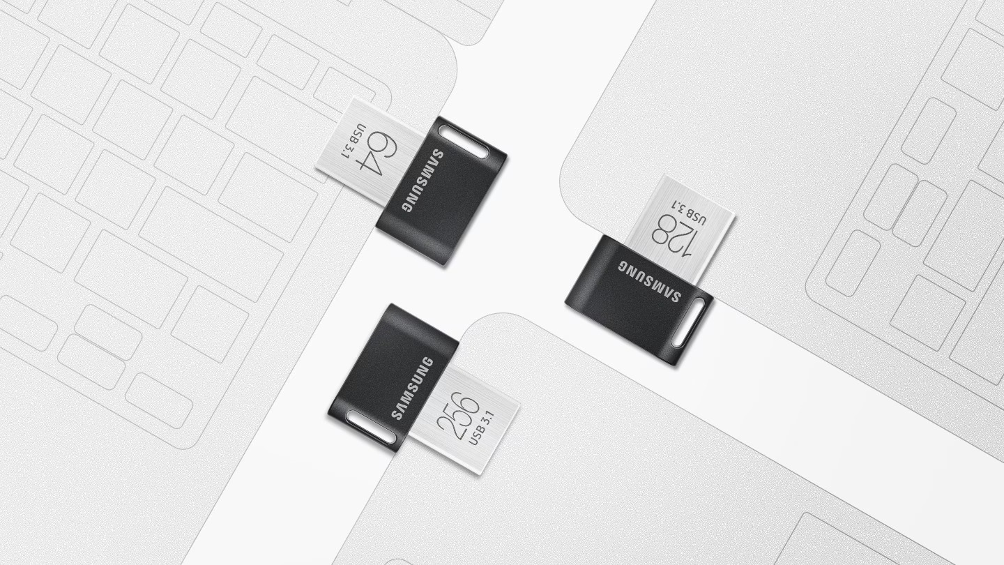 USB-накопичувач 256GB SAMSUNG Fit Plus USB 3.1 (MUF-256AB/APC) · 5
