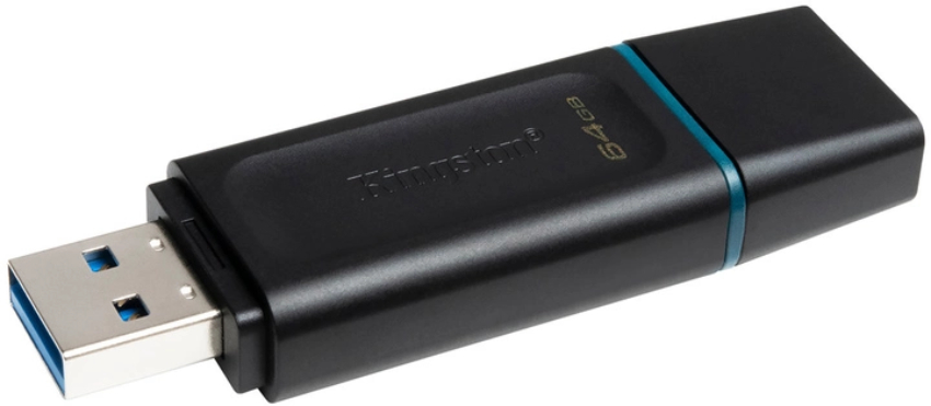 USB-накопичувач 2х64GB KINGSTON DataTraveler Exodia USB 3.2 Gen 1 Black (DTX/64GB-2P) · 4