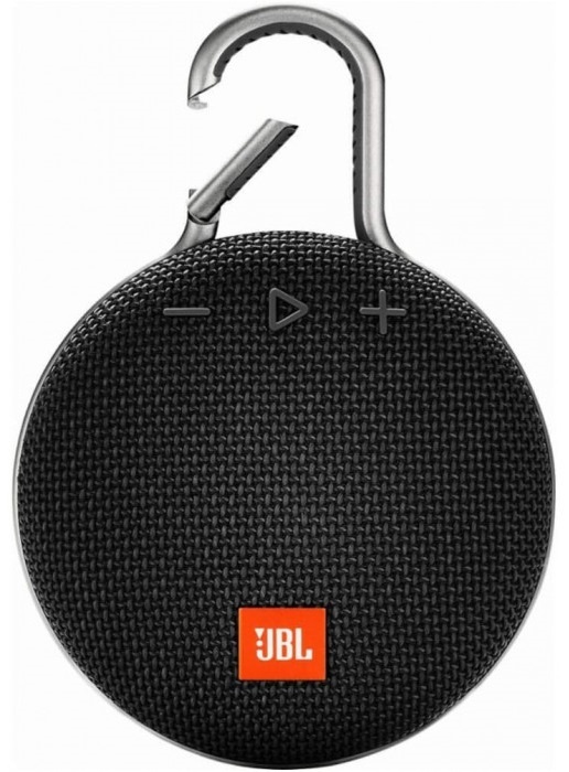 

Портативная акустика JBL Clip 3 Black (JBLCLIP3BLK)
