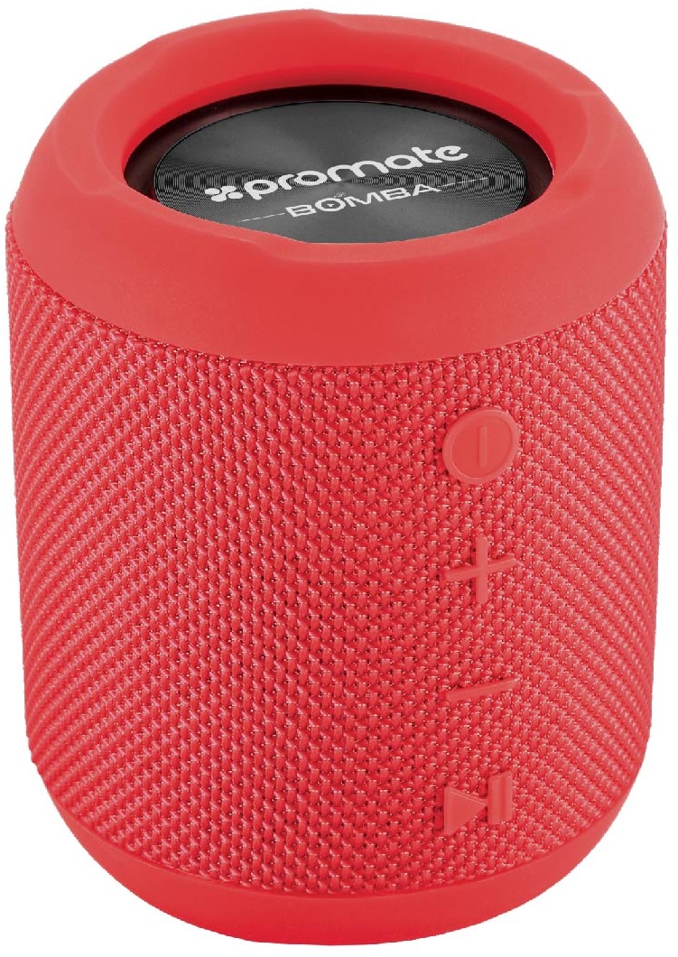 

Портативная акустика Promate Bomba Red