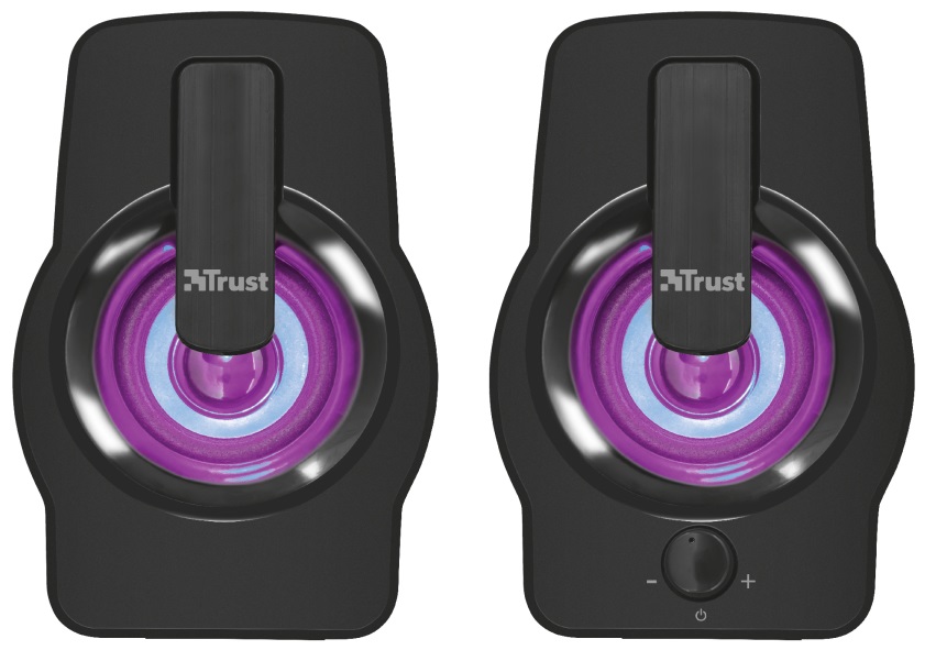 Акустична система 2.0 TRUST Gemi RGB Black (22948) · 5