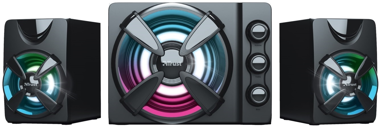 Акустическая система 2.1 TRUST Ziva RGB Black (23644) в Киеве