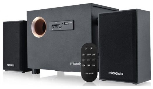 Колонки 2.1 Microlab M-105R Black + Пульт ДУ в Киеве