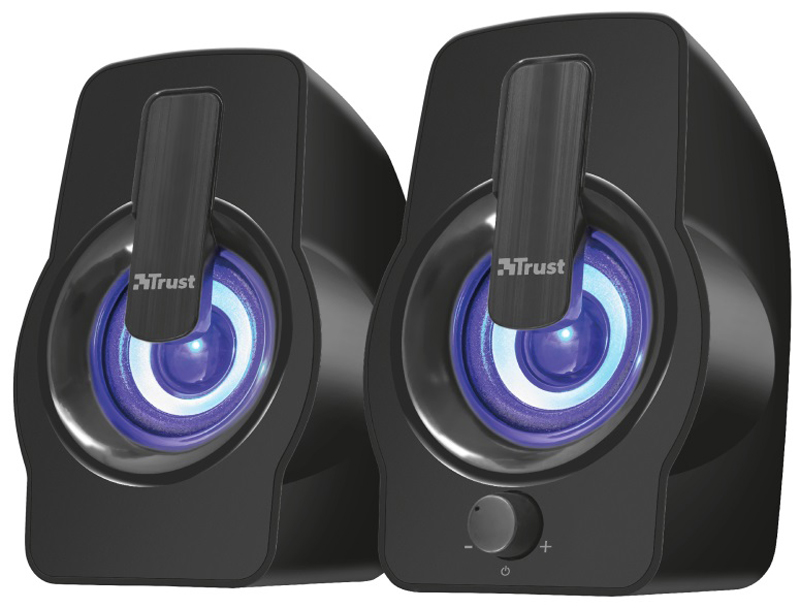 Акустична система 2.0 TRUST Gemi RGB Black (22948) · 2