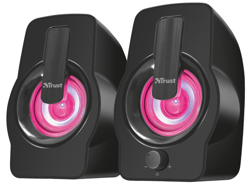 Акустична система 2.0 TRUST Gemi RGB Black (22948) · 3