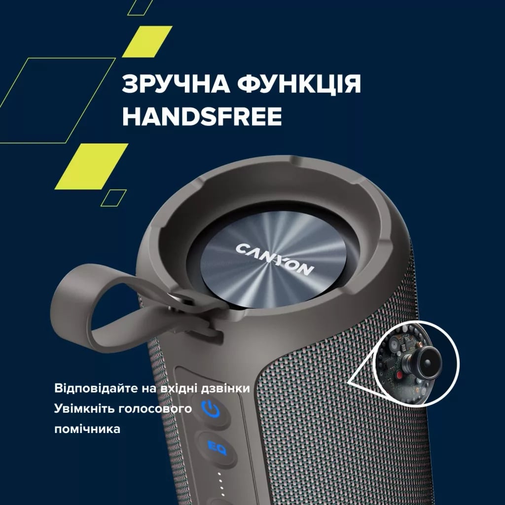 Портативна акустика CANYON OnMove 15 Beige (CNE-CBTSP15BG) · 6