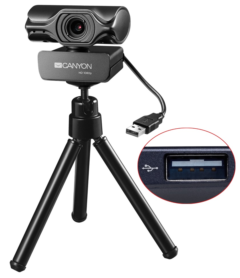 Веб-камера CANYON C6 HD (CNS-CWC6N) · 3